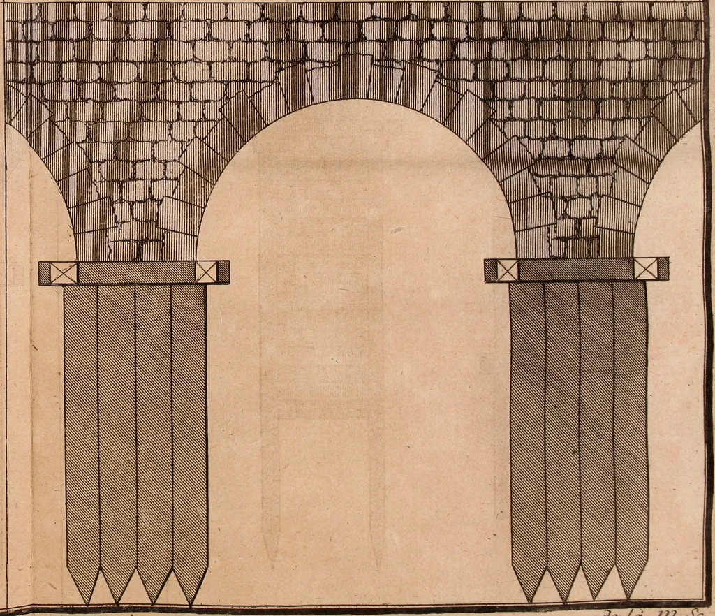 An illustration from L'art de bâtir des maisons de campagne : où L'on traite de leur distribution, de leur construction, & de leur decoration ... Avec l'explication de ces projets, et des desseins de menuiserie, de serrurerie, de parterres, & d'autres ornemens propres à la decoration intérieure & extérieure ..., 1761, leaf 130