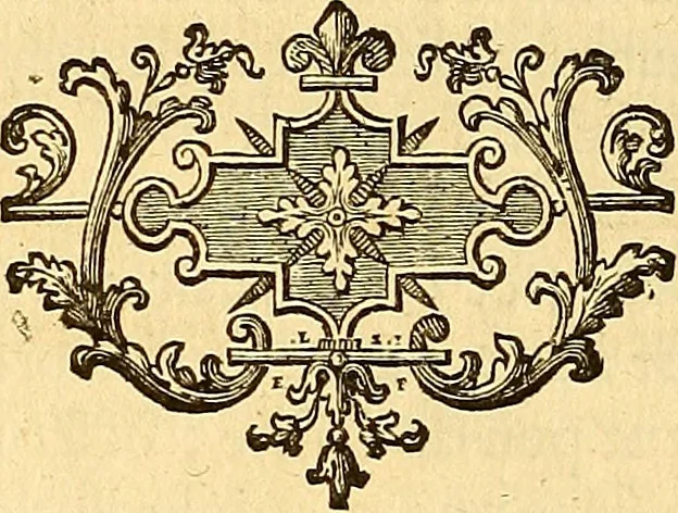 An illustration from L'art de bâtir des maisons de campagne : où L'on traite de leur distribution, de leur construction, & de leur decoration ... Avec l'explication de ces projets, et des desseins de menuiserie, de serrurerie, de parterres, & d'autres ornemens propres à la decoration intérieure & extérieure ..., 1761, leaf 231