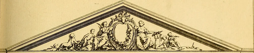 An illustration from L'art de bâtir des maisons de campagne : où L'on traite de leur distribution, de leur construction, & de leur decoration ... Avec l'explication de ces projets, et des desseins de menuiserie, de serrurerie, de parterres, & d'autres ornemens propres à la decoration intérieure & extérieure ..., 1761, leaf 278