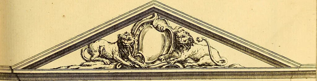 An illustration from L'art de bâtir des maisons de campagne : où L'on traite de leur distribution, de leur construction, & de leur decoration ... Avec l'explication de ces projets, et des desseins de menuiserie, de serrurerie, de parterres, & d'autres ornemens propres à la decoration intérieure & extérieure ..., 1761, leaf 278