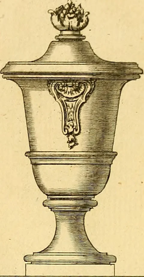 An illustration from L'art de bâtir des maisons de campagne : où L'on traite de leur distribution, de leur construction, & de leur decoration ... Avec l'explication de ces projets, et des desseins de menuiserie, de serrurerie, de parterres, & d'autres ornemens propres à la decoration intérieure & extérieure ..., 1761, leaf 280