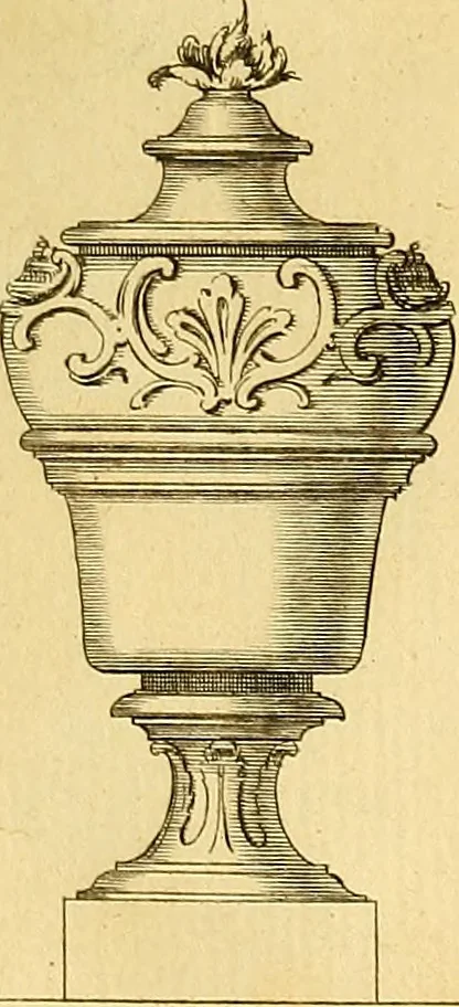 An illustration from L'art de bâtir des maisons de campagne : où L'on traite de leur distribution, de leur construction, & de leur decoration ... Avec l'explication de ces projets, et des desseins de menuiserie, de serrurerie, de parterres, & d'autres ornemens propres à la decoration intérieure & extérieure ..., 1761, leaf 280