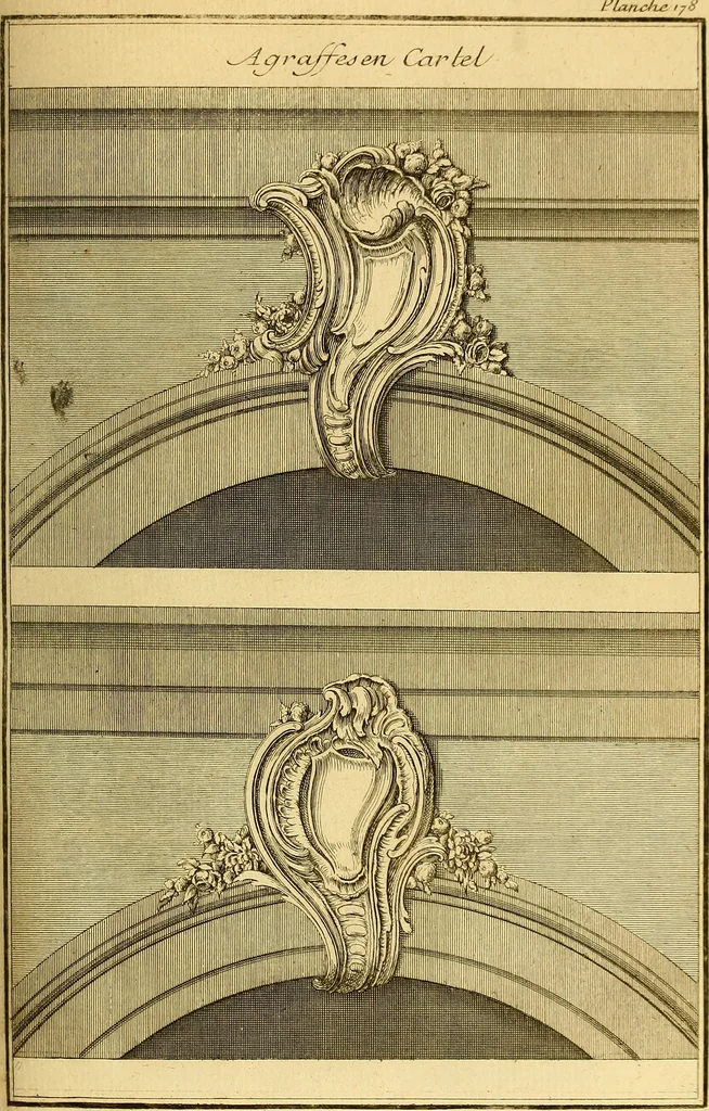 An illustration from L'art de bâtir des maisons de campagne : où L'on traite de leur distribution, de leur construction, & de leur decoration ... Avec l'explication de ces projets, et des desseins de menuiserie, de serrurerie, de parterres, & d'autres ornemens propres à la decoration intérieure & extérieure ..., 1761, leaf 288
