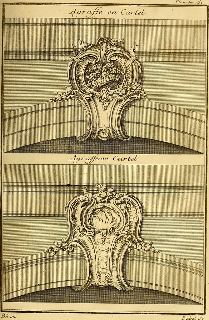 An illustration from L'art de bâtir des maisons de campagne : où L'on traite de leur distribution, de leur construction, & de leur decoration ... Avec l'explication de ces projets, et des desseins de menuiserie, de serrurerie, de parterres, & d'autres ornemens propres à la decoration intérieure & extérieure ..., 1761, leaf 294