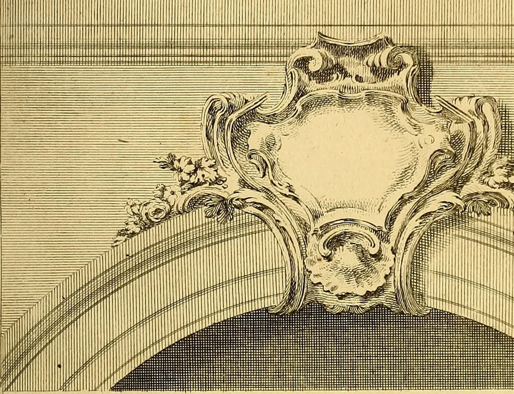 An illustration from L'art de bâtir des maisons de campagne : où L'on traite de leur distribution, de leur construction, & de leur decoration ... Avec l'explication de ces projets, et des desseins de menuiserie, de serrurerie, de parterres, & d'autres ornemens propres à la decoration intérieure & extérieure ..., 1761, leaf 300