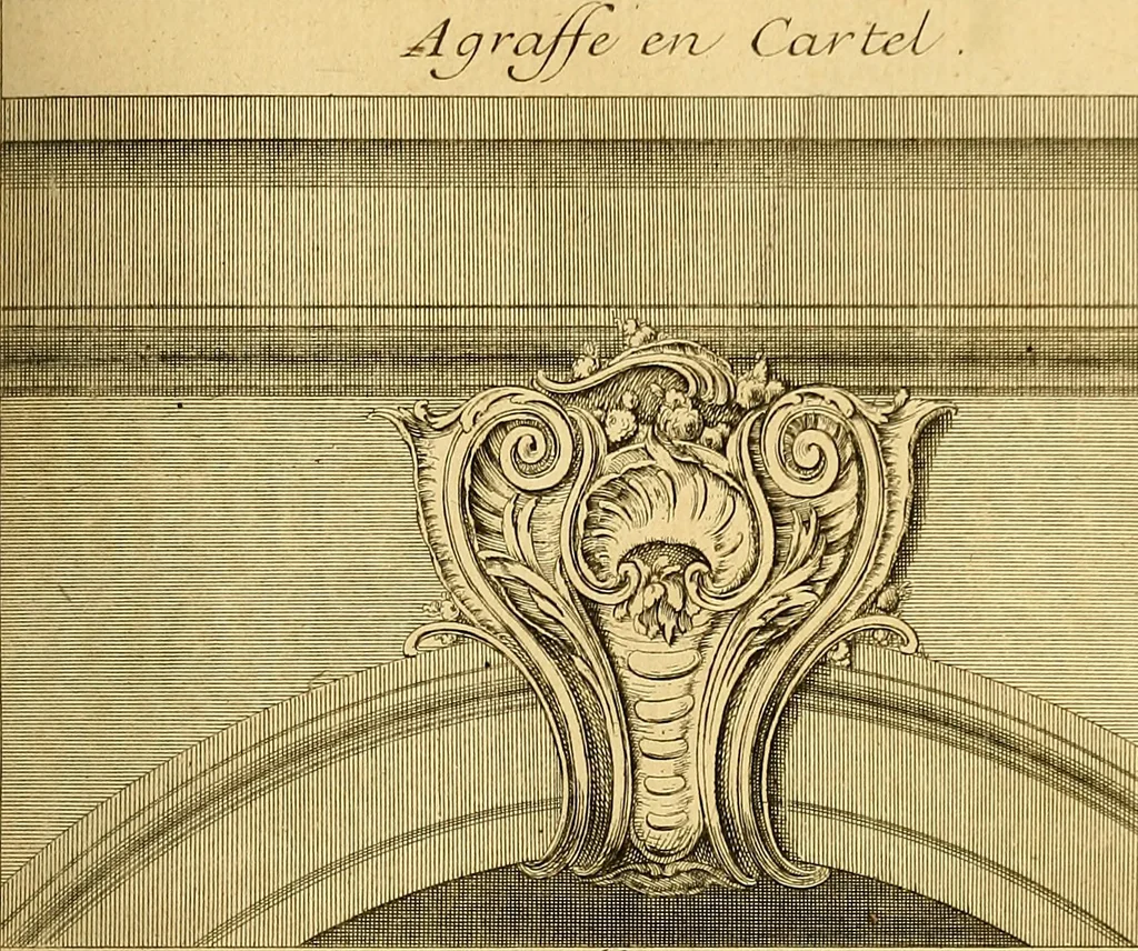 An illustration from L'art de bâtir des maisons de campagne : où L'on traite de leur distribution, de leur construction, & de leur decoration ... Avec l'explication de ces projets, et des desseins de menuiserie, de serrurerie, de parterres, & d'autres ornemens propres à la decoration intérieure & extérieure ..., 1761, leaf 302