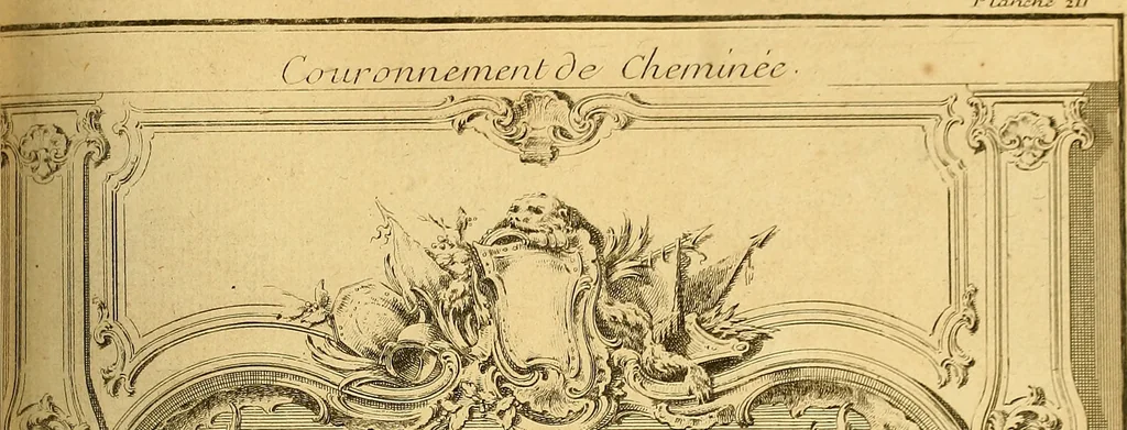 An illustration from L'art de bâtir des maisons de campagne : où L'on traite de leur distribution, de leur construction, & de leur decoration ... Avec l'explication de ces projets, et des desseins de menuiserie, de serrurerie, de parterres, & d'autres ornemens propres à la decoration intérieure & extérieure ..., 1761, leaf 350