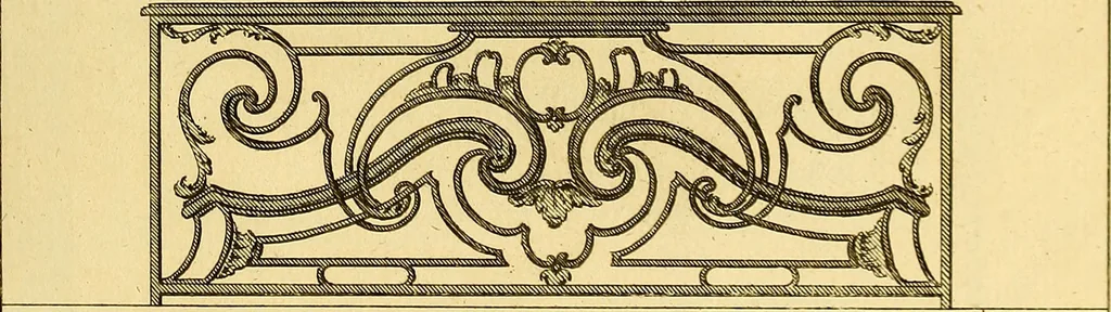 An illustration from L'art de bâtir des maisons de campagne : où L'on traite de leur distribution, de leur construction, & de leur decoration ... Avec l'explication de ces projets, et des desseins de menuiserie, de serrurerie, de parterres, & d'autres ornemens propres à la decoration intérieure & extérieure ..., 1761, leaf 438