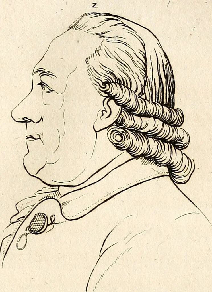 An illustration from L'art de connaitre les hommes par la physionomie, 1806, leaf 107