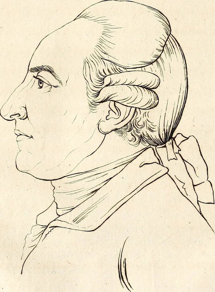 An illustration from L'art de connaitre les hommes par la physionomie, 1806, leaf 107