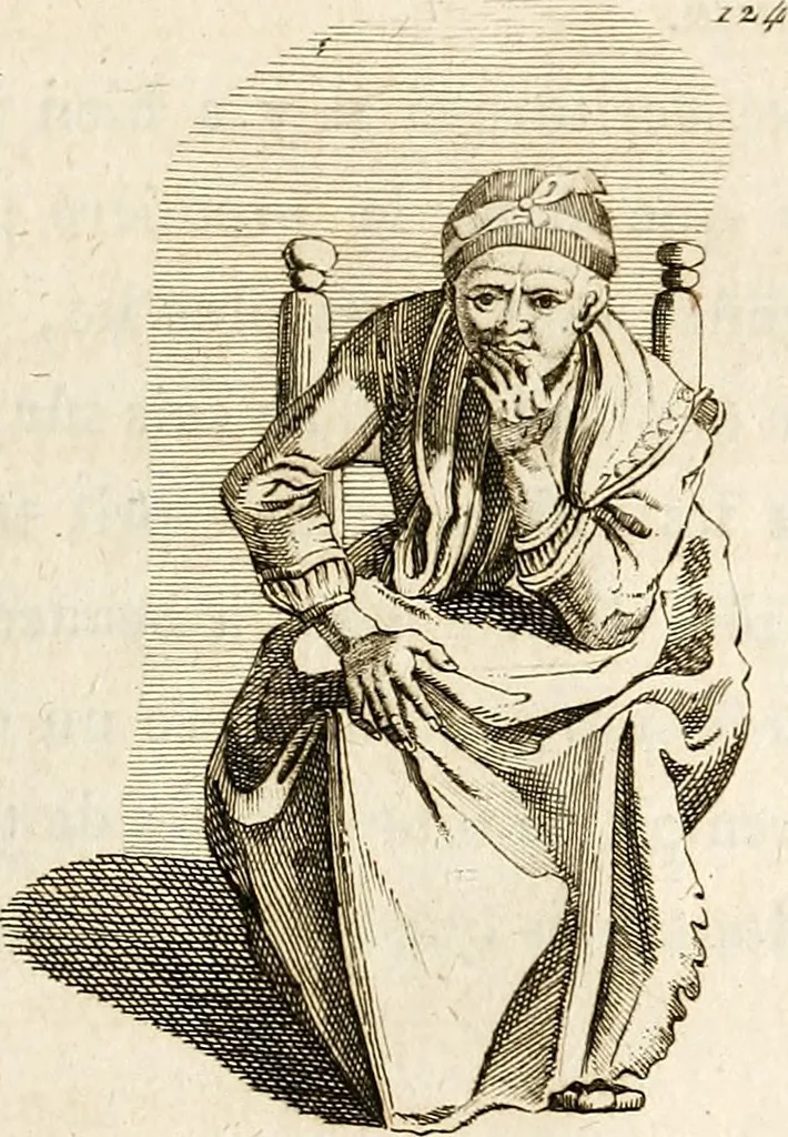 An illustration from L'art de connaitre les hommes par la physionomie, 1806, leaf 126