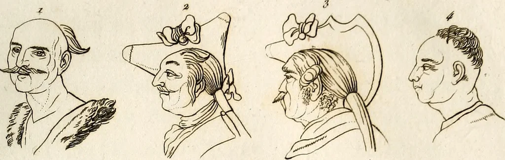 An illustration from L'art de connaitre les hommes par la physionomie, 1806, leaf 290