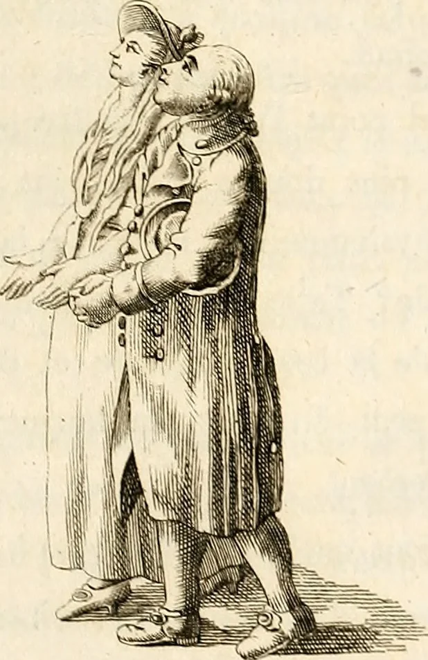An illustration from L'art de connaitre les hommes par la physionomie, 1806, leaf 416