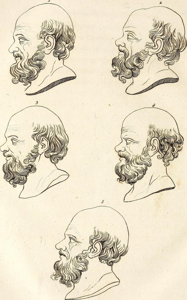 An illustration from L'art de connaitre les hommes par la physionomie, 1806, leaf 451