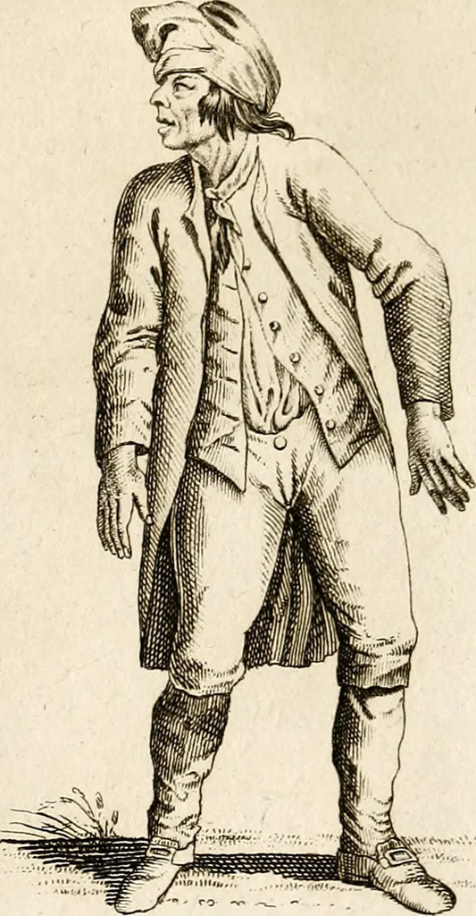 An illustration from L'art de connaitre les hommes par la physionomie, 1806, leaf 46