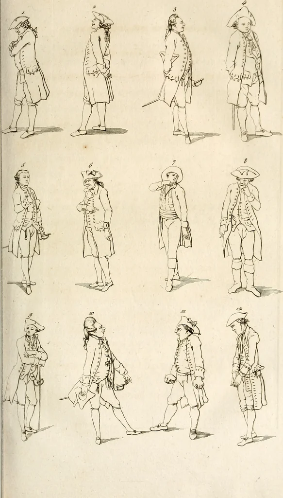 An illustration from L'art de connaitre les hommes par la physionomie, 1806, leaf 72