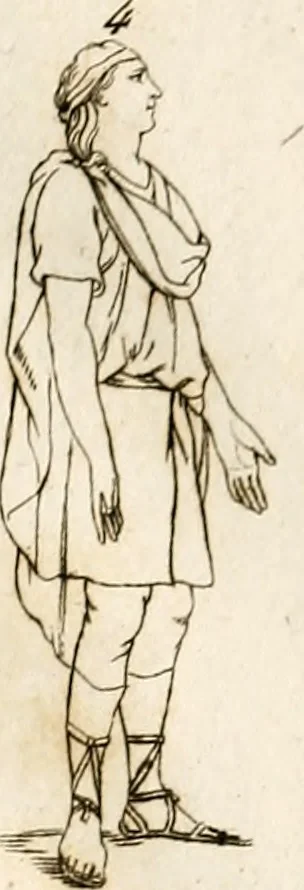 An illustration from L'art de connaitre les hommes par la physionomie, 1806, leaf 76