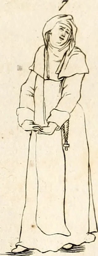 An illustration from L'art de connaitre les hommes par la physionomie, 1806, leaf 76