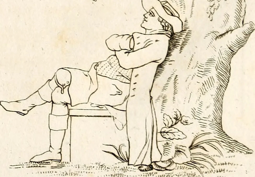 An illustration from L'art de connaitre les hommes par la physionomie, 1806, leaf 76