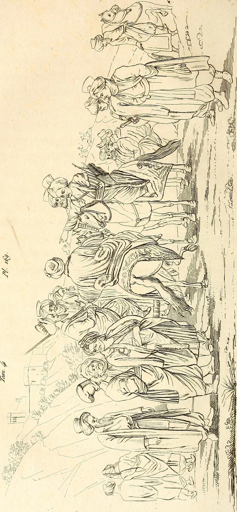 An illustration from L'art de connaitre les hommes par la physionomie, 1806, leaf 123