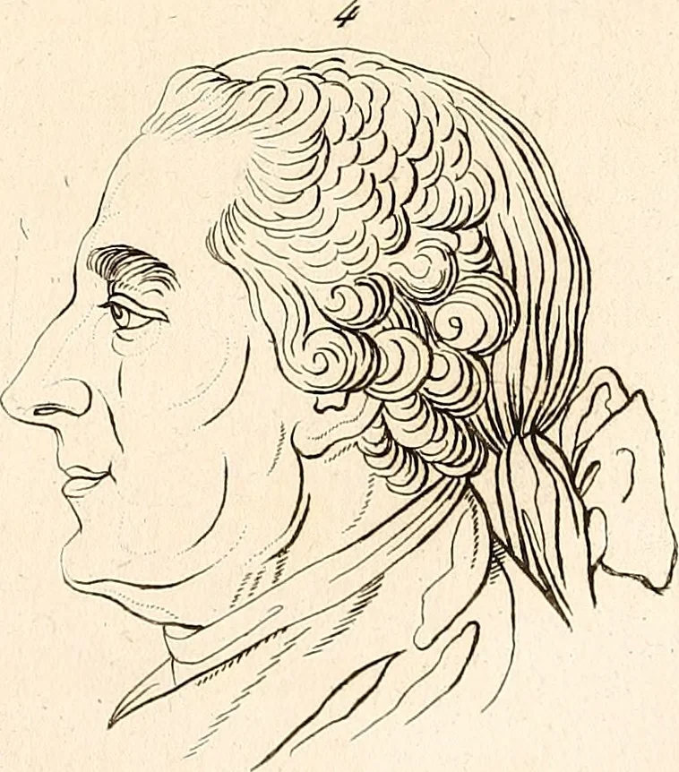 An illustration from L'art de connaitre les hommes par la physionomie, 1806, leaf 136