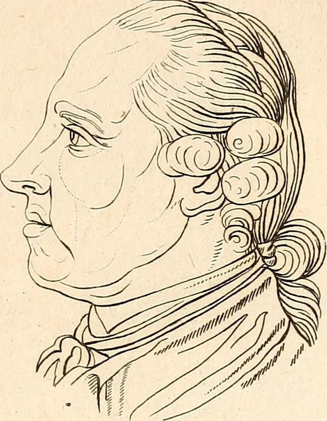 An illustration from L'art de connaitre les hommes par la physionomie, 1806, leaf 140