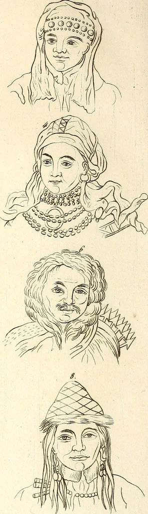 An illustration from L'art de connaitre les hommes par la physionomie, 1806, leaf 143