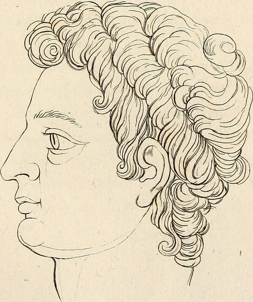 An illustration from L'art de connaitre les hommes par la physionomie, 1806, leaf 254