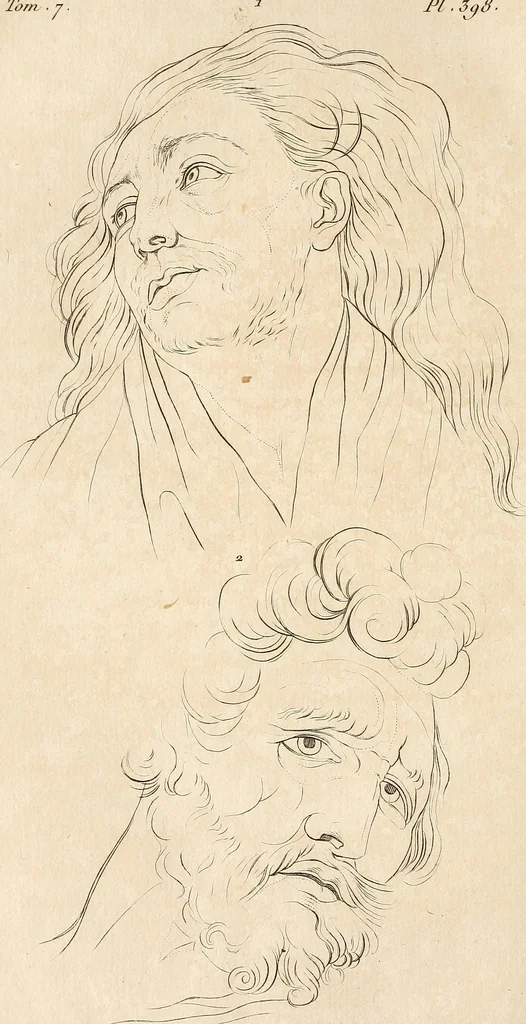 An illustration from L'art de connaitre les hommes par la physionomie, 1806, leaf 269