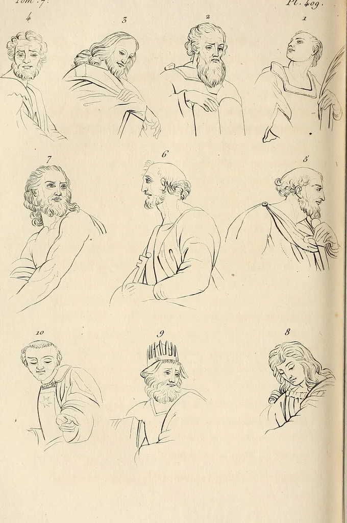 An illustration from L'art de connaitre les hommes par la physionomie, 1806, leaf 307