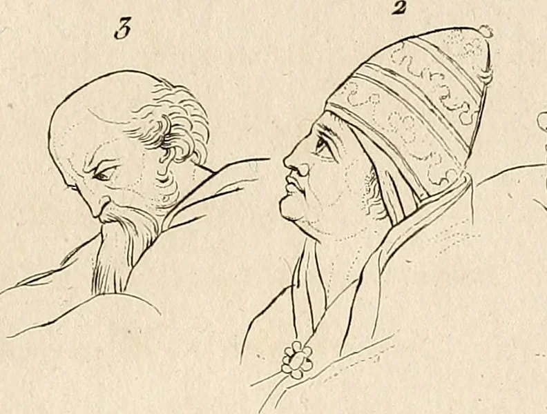 An illustration from L'art de connaitre les hommes par la physionomie, 1806, leaf 315