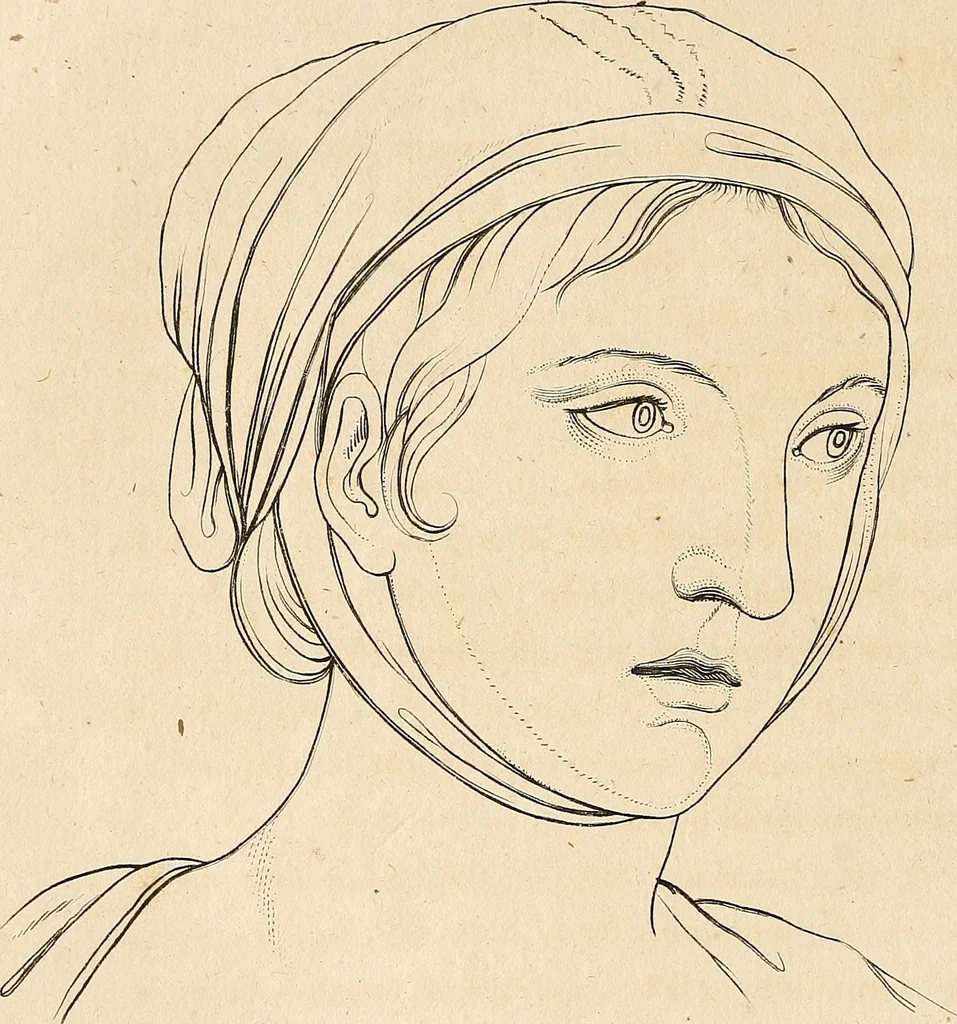 An illustration from L'art de connaitre les hommes par la physionomie, 1806, leaf 319