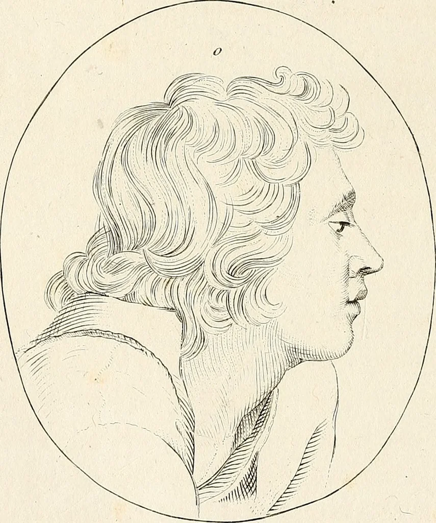 An illustration from L'art de connaitre les hommes par la physionomie, 1806, leaf 325