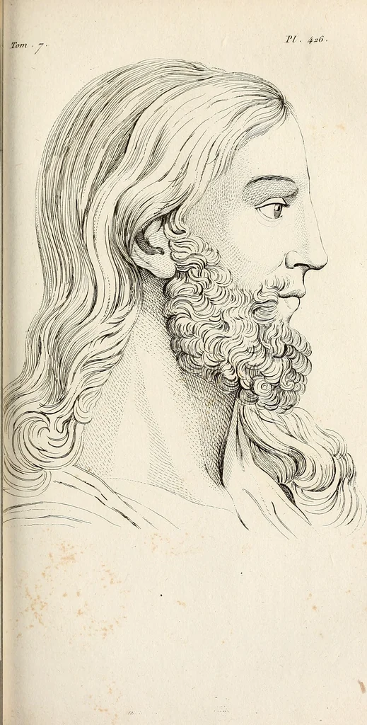 An illustration from L'art de connaitre les hommes par la physionomie, 1806, leaf 374