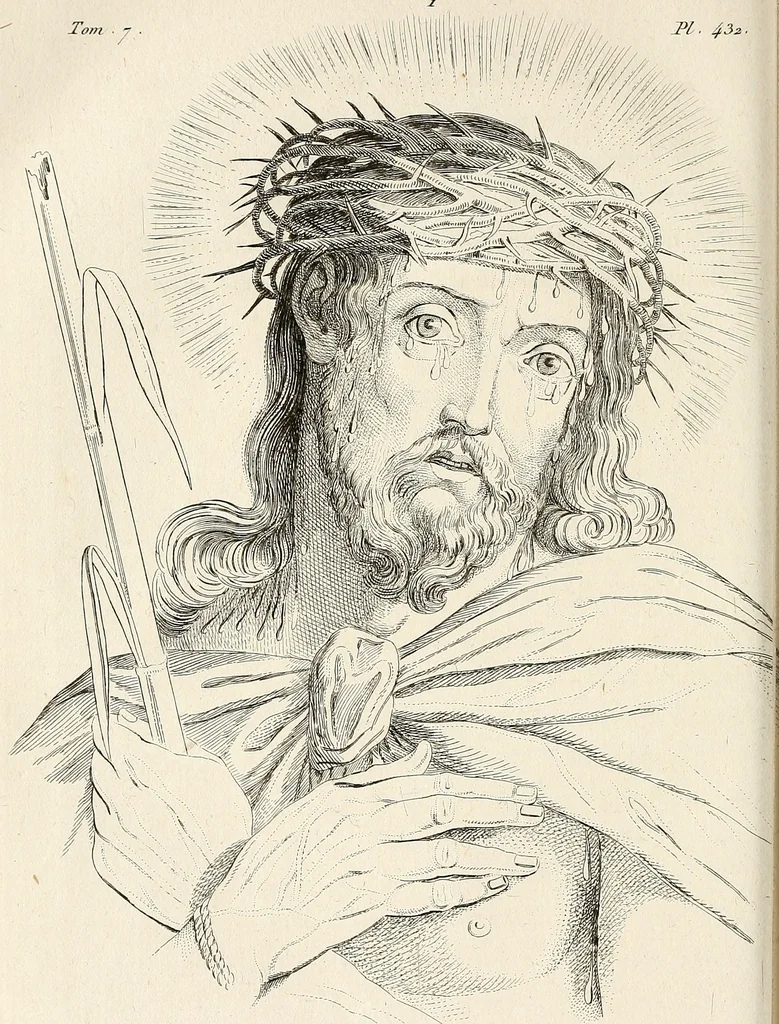 An illustration from L'art de connaitre les hommes par la physionomie, 1806, leaf 401