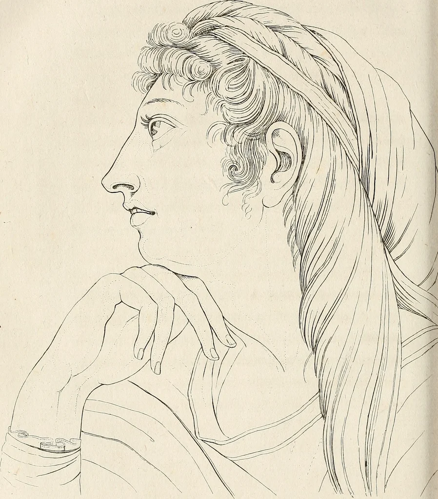 An illustration from L'art de connaitre les hommes par la physionomie, 1806, leaf 415