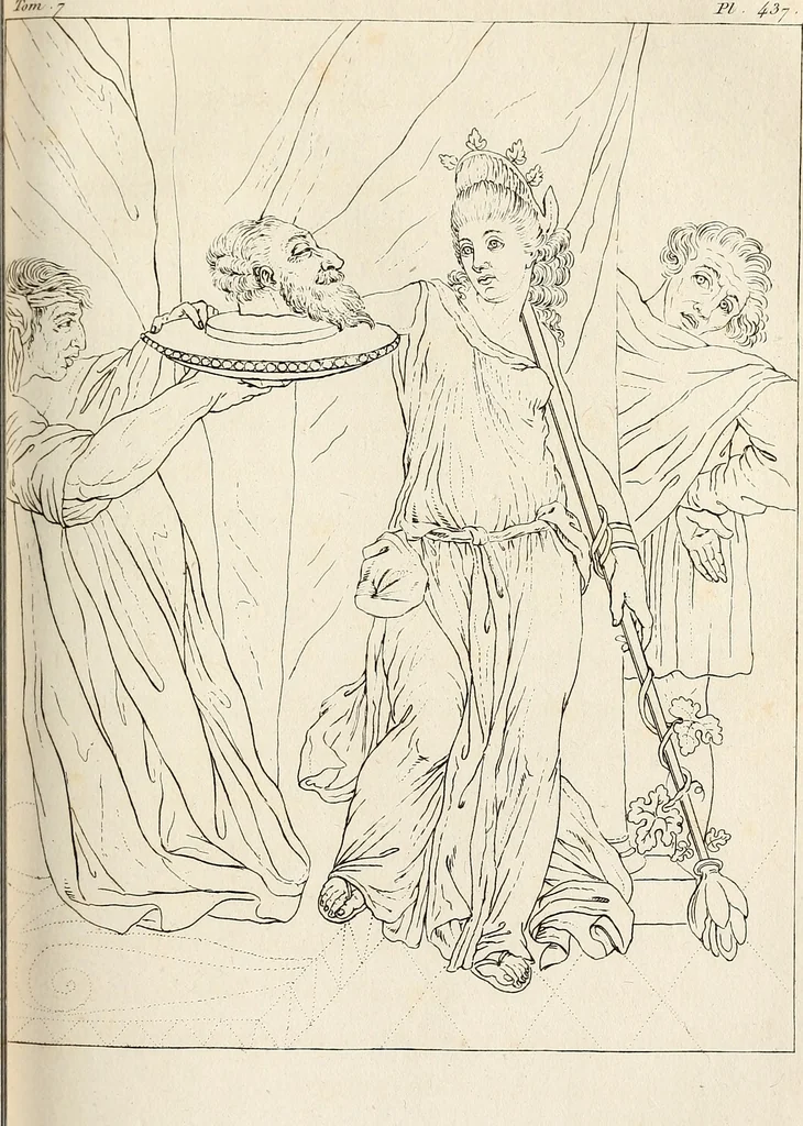 An illustration from L'art de connaitre les hommes par la physionomie, 1806, leaf 422