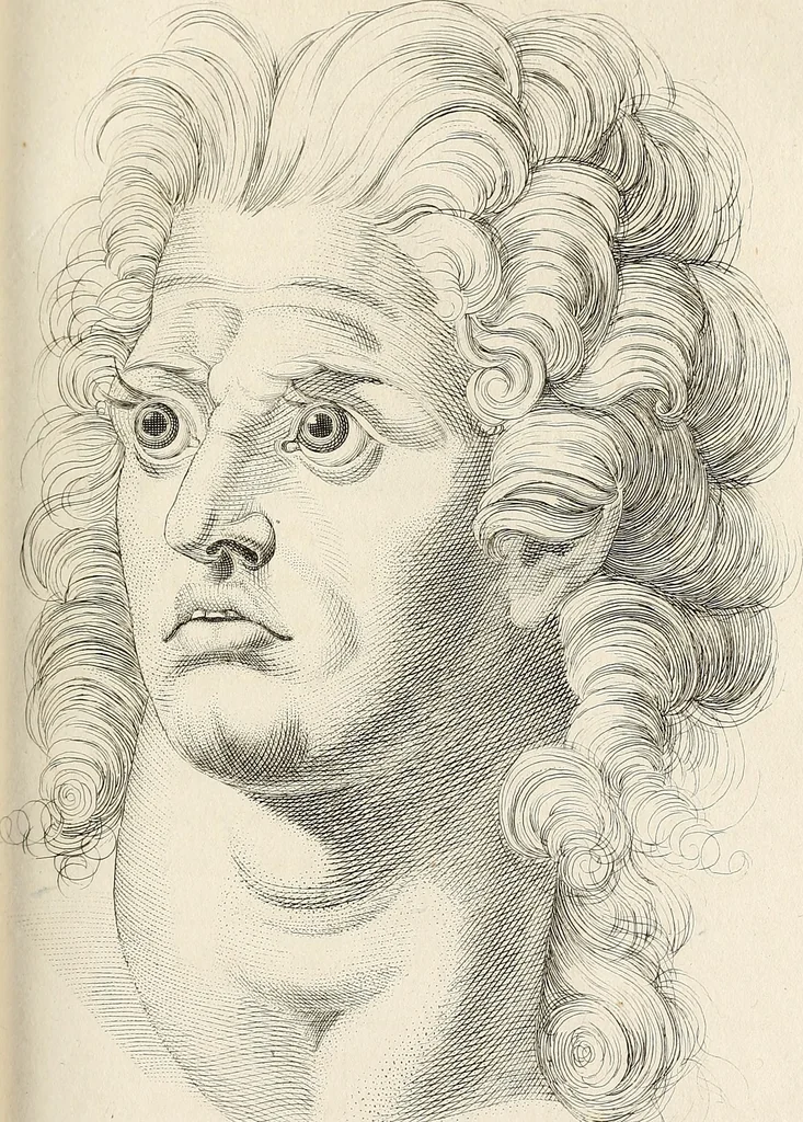 An illustration from L'art de connaitre les hommes par la physionomie, 1806, leaf 454