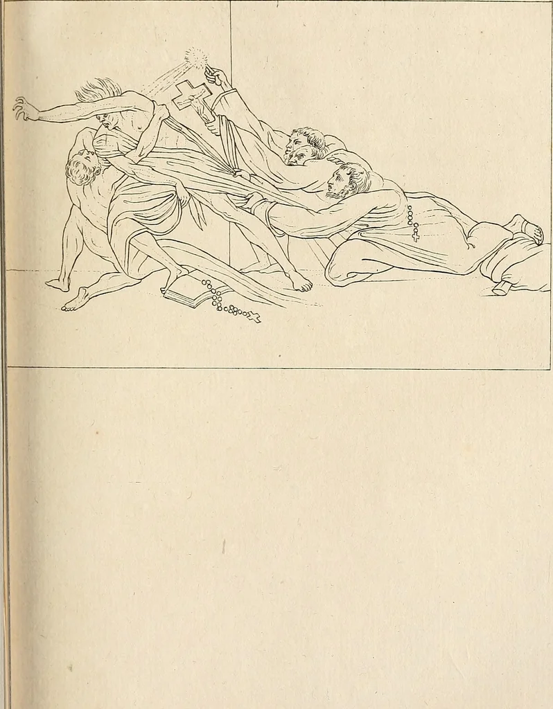 An illustration from L'art de connaitre les hommes par la physionomie, 1806, leaf 466