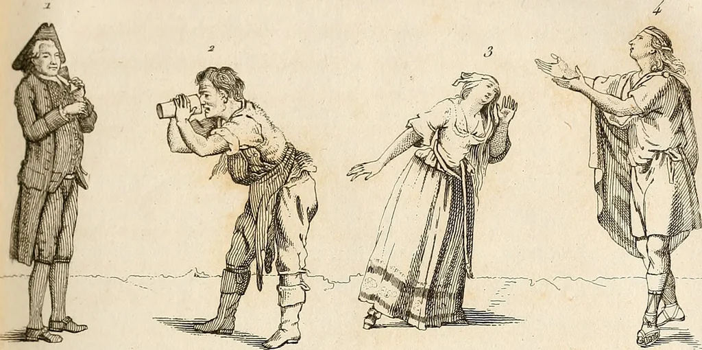 An illustration from L'art de connaitre les hommes par la physionomie, 1806, leaf 510