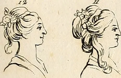 An illustration from L'art de connaitre les hommes par la physionomie, 1806, leaf 64
