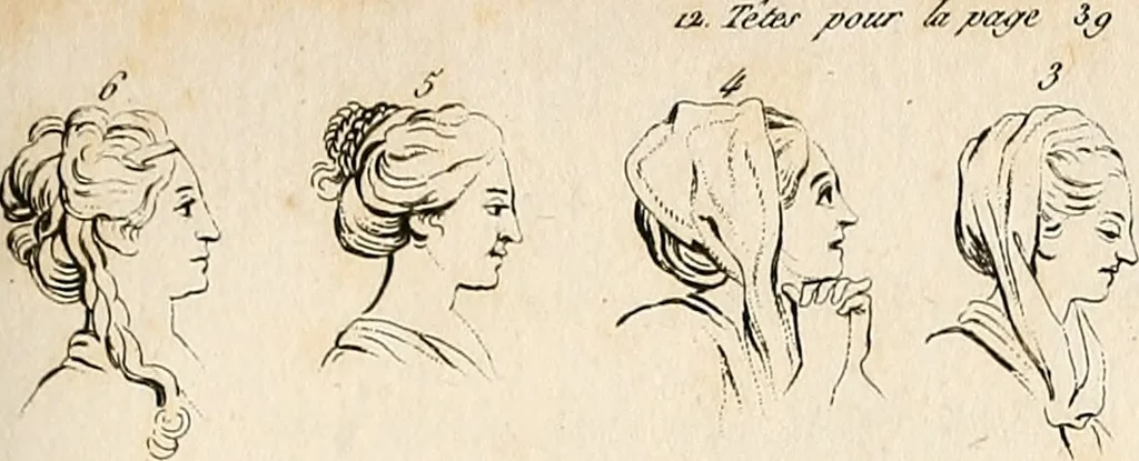 An illustration from L'art de connaitre les hommes par la physionomie, 1806, leaf 64