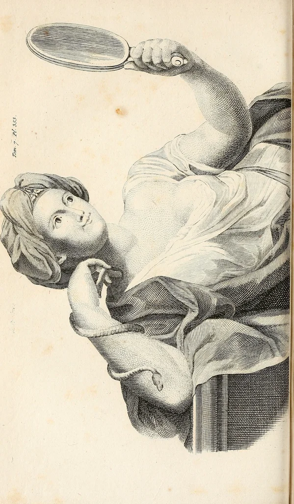 An illustration from L'art de connaitre les hommes par la physionomie, 1806, leaf 81