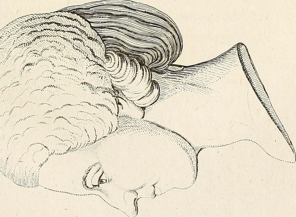An illustration from L'art de connaitre les hommes par la physionomie, 1806, leaf 92