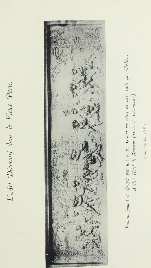 An illustration from L'art decoratif dans le vieux Paris, 1898, leaf 112