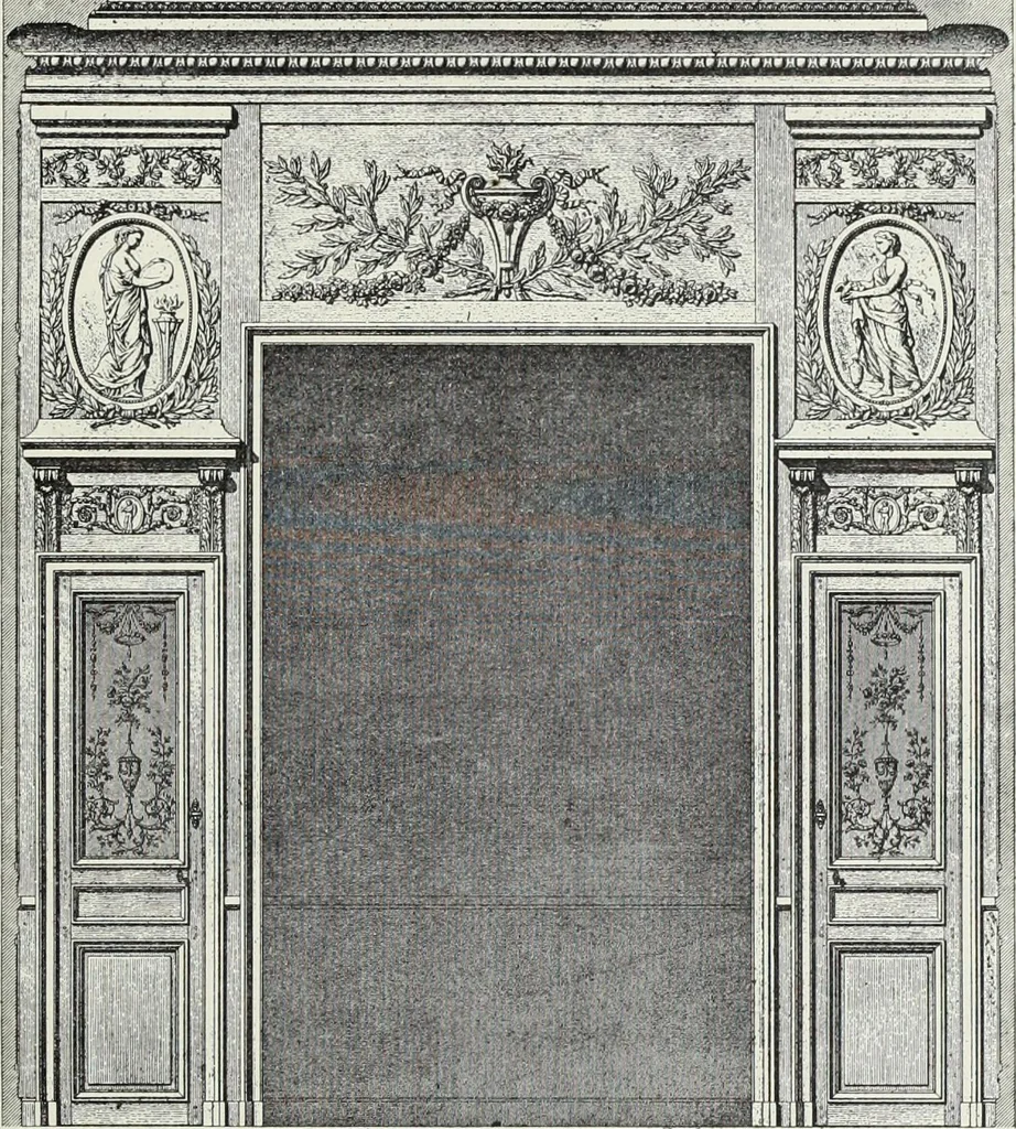 An illustration from L'art decoratif dans le vieux Paris, 1898, leaf 114