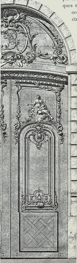 An illustration from L'art decoratif dans le vieux Paris, 1898, leaf 119
