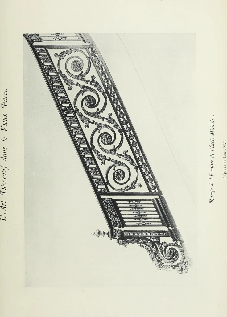 An illustration from L'art decoratif dans le vieux Paris, 1898, leaf 130