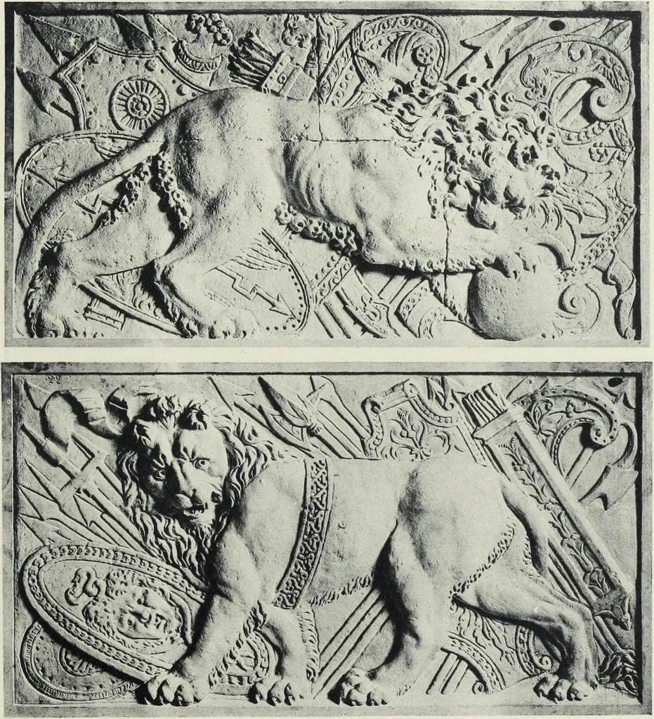 An illustration from L'art decoratif dans le vieux Paris, 1898, leaf 184