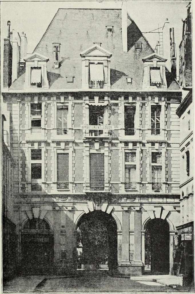 An illustration from L'art decoratif dans le vieux Paris, 1898, leaf 190